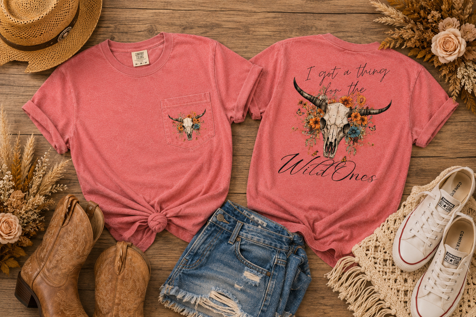 I Got a Thing for the Wild Ones Tee with Pocket