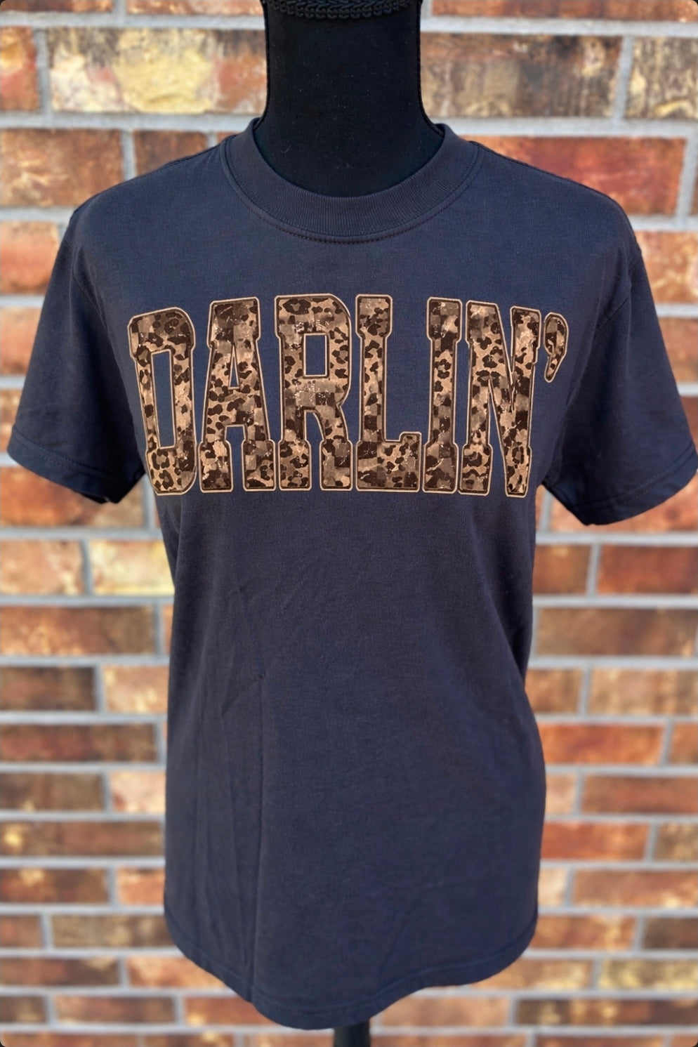 Leopard Check Darlin' Tee