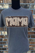Leopard Check Mama Tee